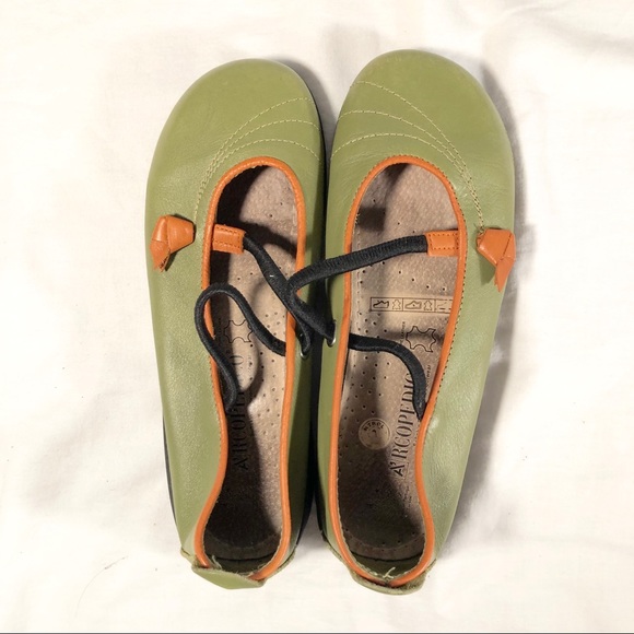 A’rcopedico Slip On Flats Green Size 6 - Picture 2 of 8